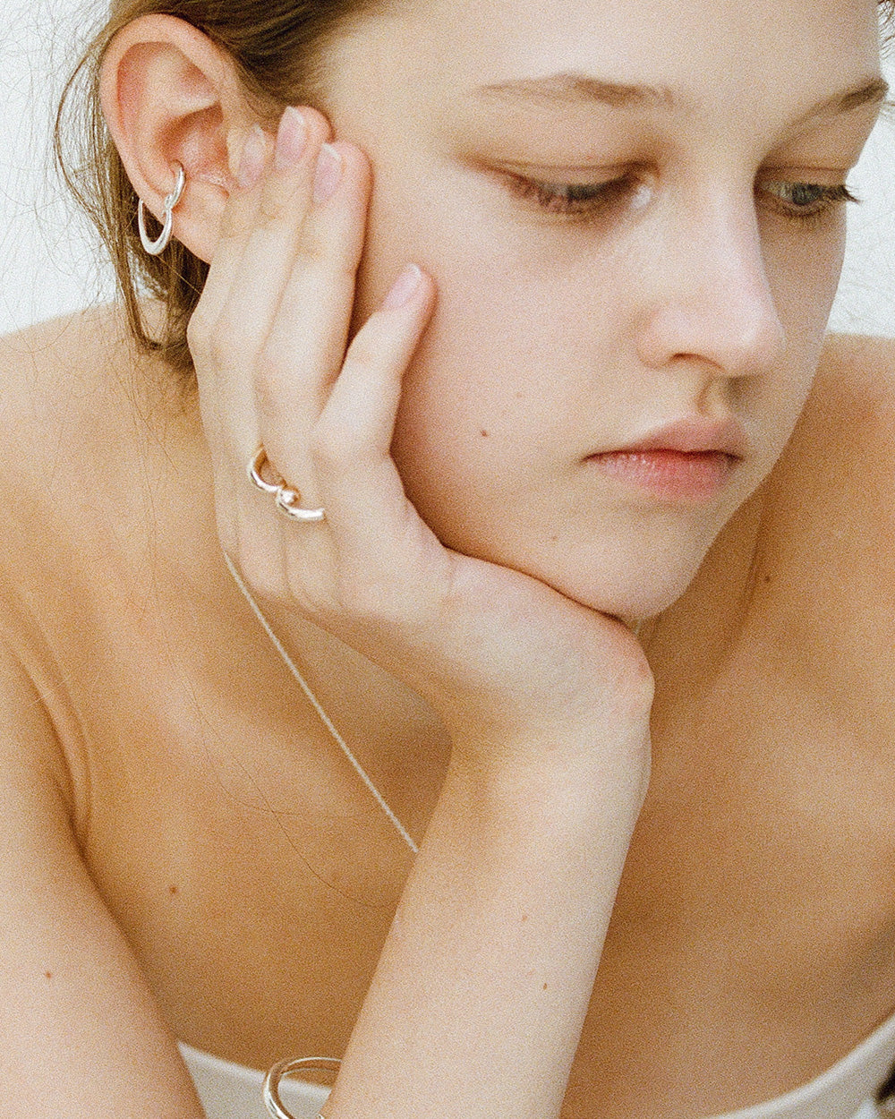 fer forgé collection / cœur ear cuff