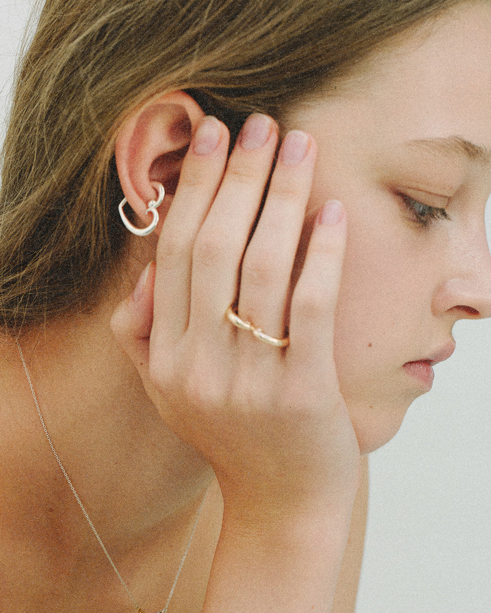 fer forgé collection / cœur ear cuff