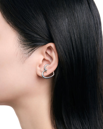 fer forgé collection / cœur ear cuff