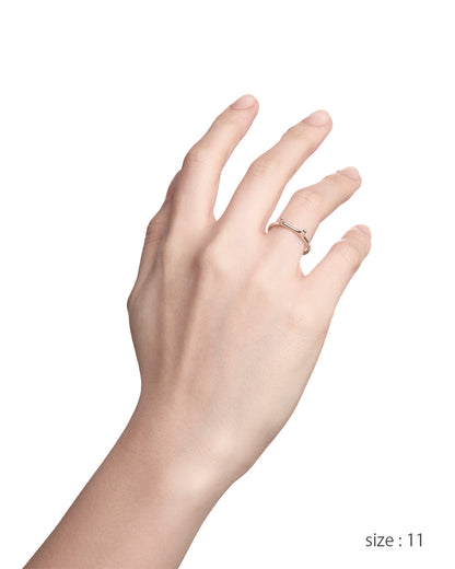 mignon alphabet collection / h ring