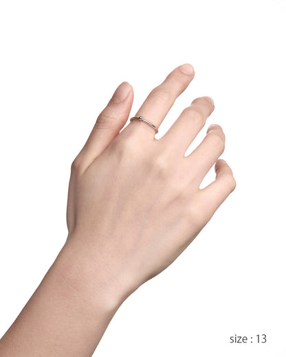 mignon alphabet collection / n ring