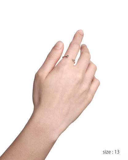mignon alphabet collection / r ring