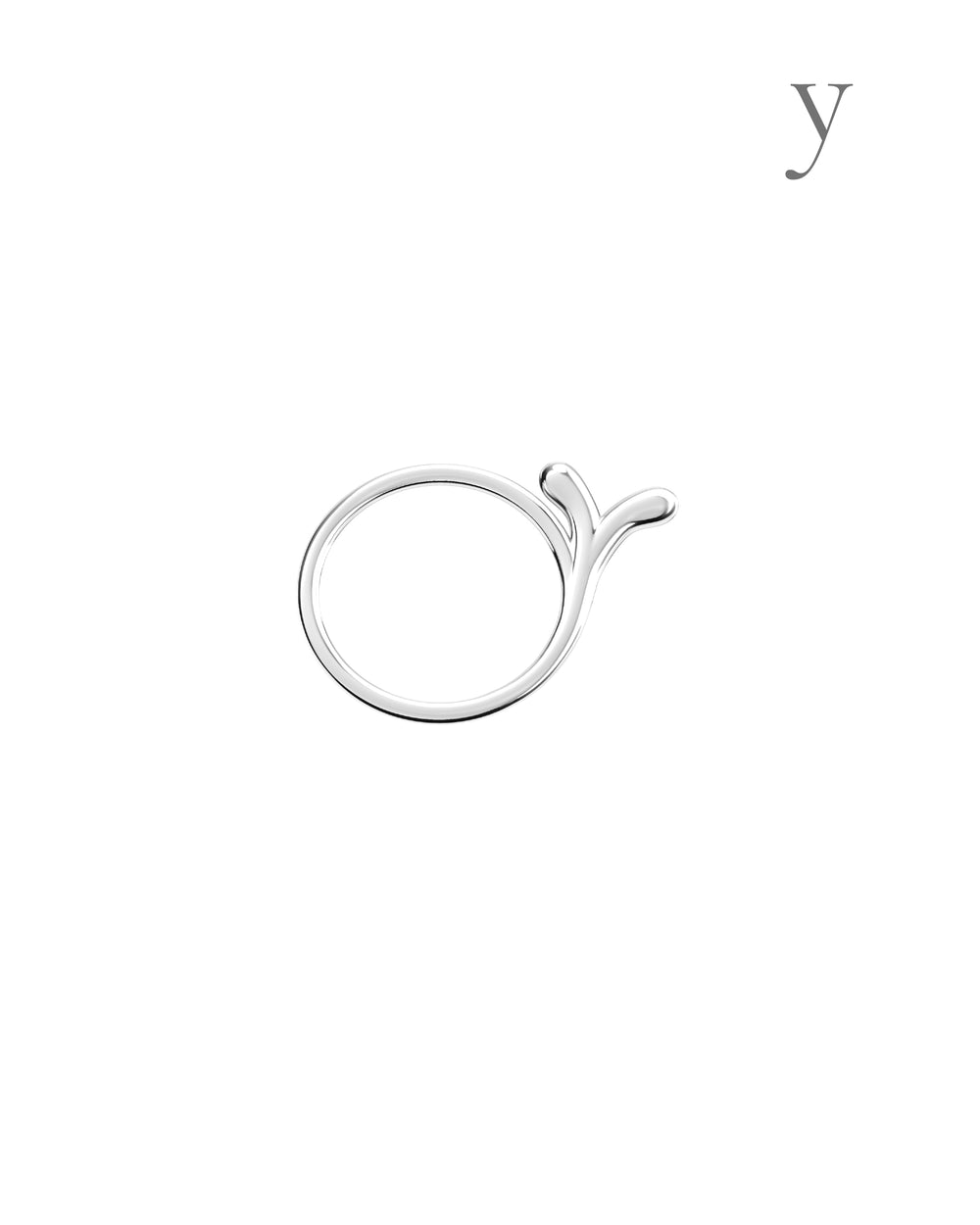 mignon alphabet collection / y ring
