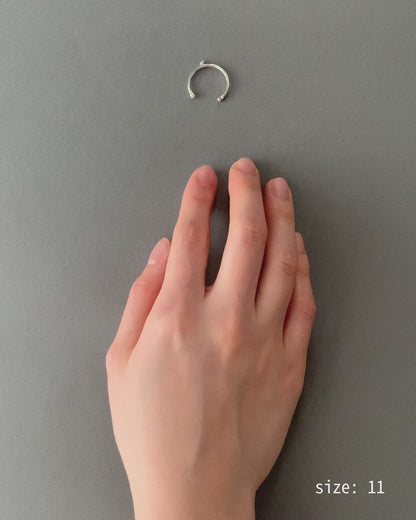mignon alphabet collection / n ring