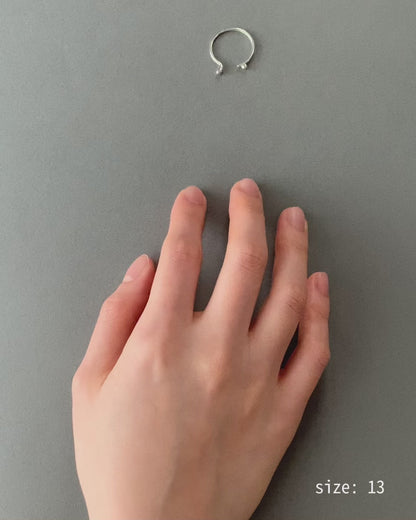 mignon alphabet collection / r ring