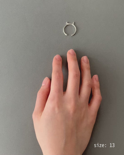 mignon alphabet collection / h ring
