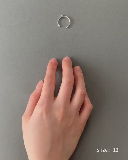 mignon alphabet collection / n ring