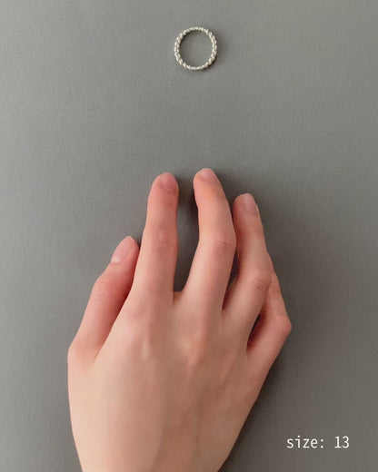 mignon alphabet collection / o ring